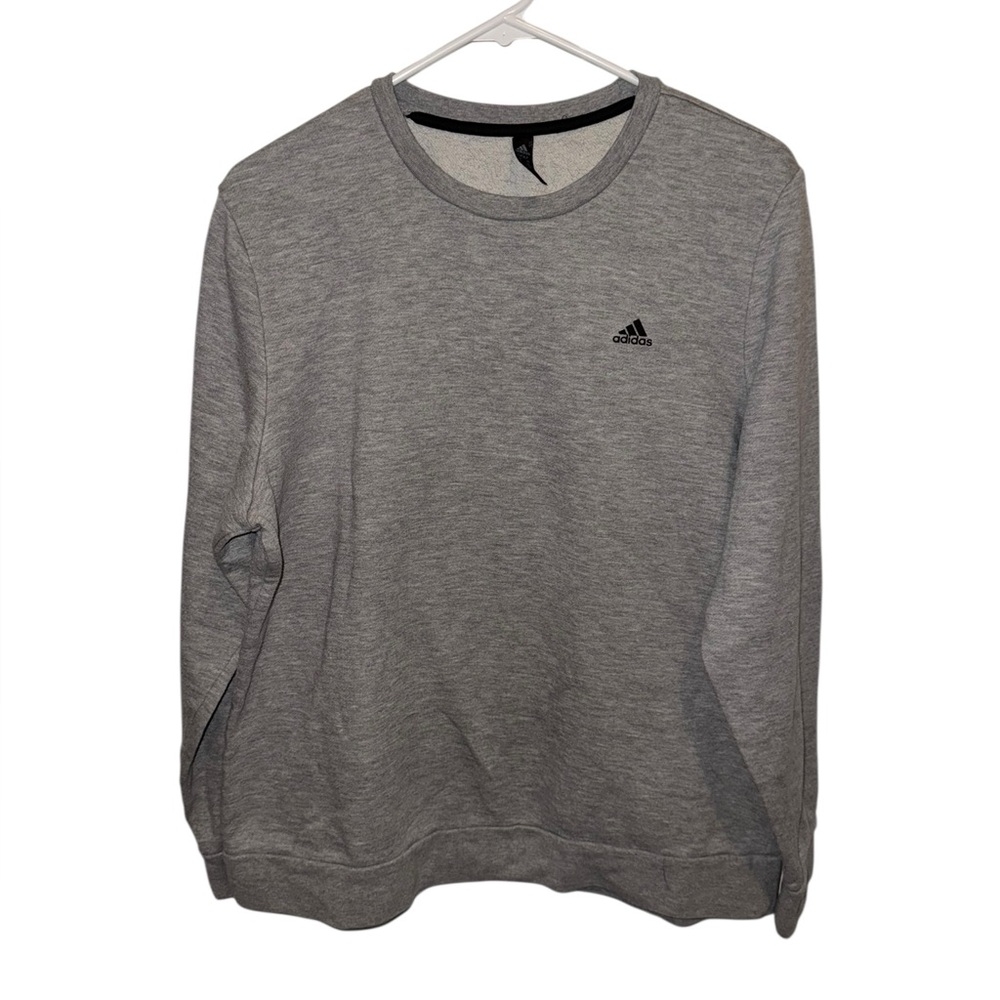 Adidas Women’s Heather Gray Crewneck Sweater